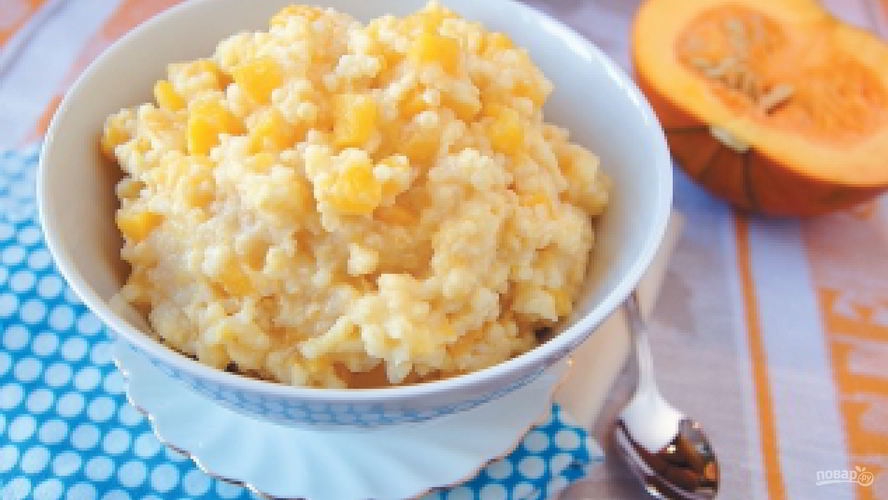 Рецепт каша с тыквой