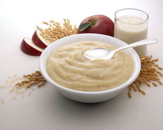 Каша с яблоками