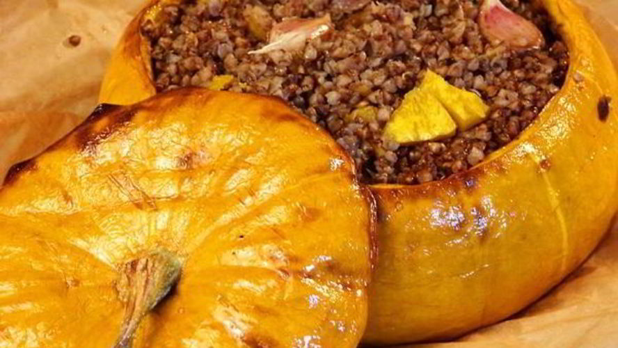 Рецепт каша в тыкве