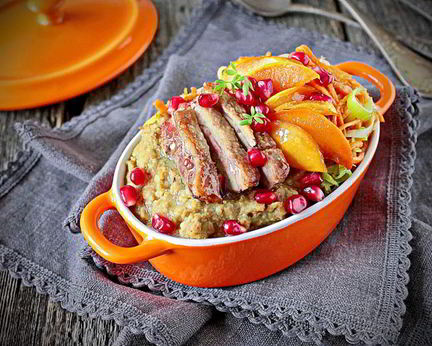 Халим — персидская каша с уткой