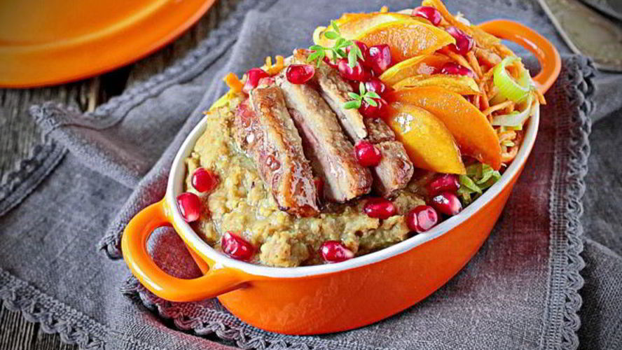 Рецепт халим — персидская каша с уткой