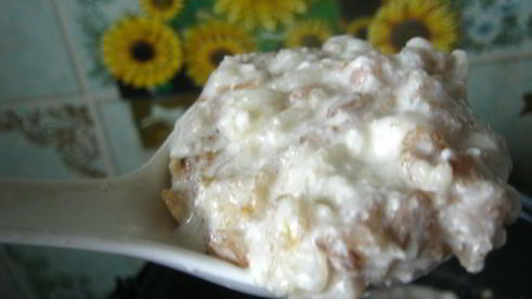 мультизлаковая молочная каша с яблоком