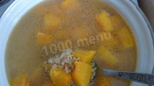 постная каша с тыквой