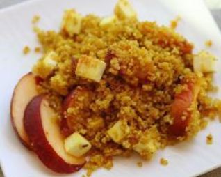 Пшеничная каша с фруктами