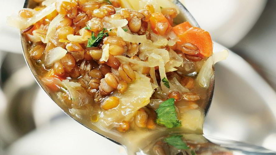 Рецепт пшеничная каша с капустой и морковью