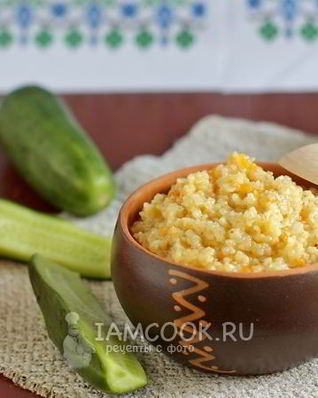 Пшеничная каша с морковью и луком