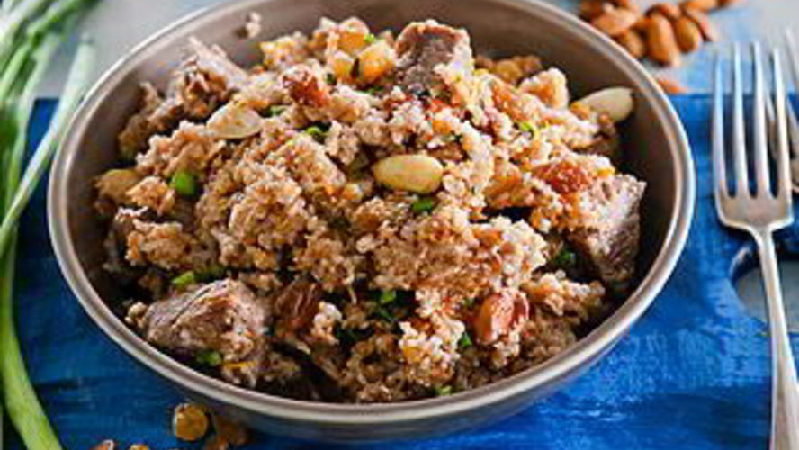 Рецепт пшеничная каша с мясом в мультиварке