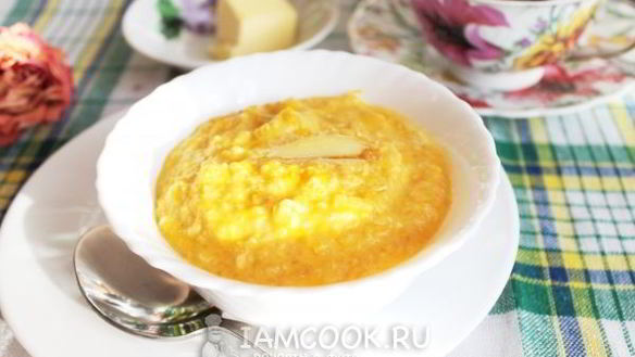 Рецепт Пшеничная каша с тыквой