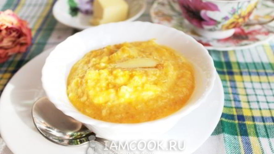 Рецепт пшеничная каша с тыквой
