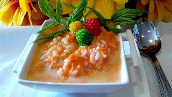 Рецепт Рисовая каша с тыквой в мультиварке