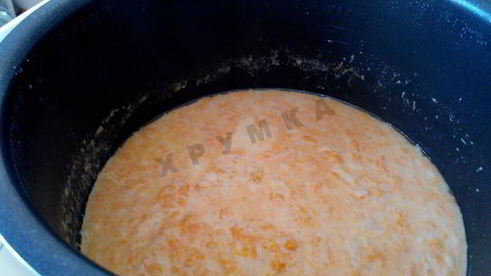 рисовая каша с тыквой в мультиварке