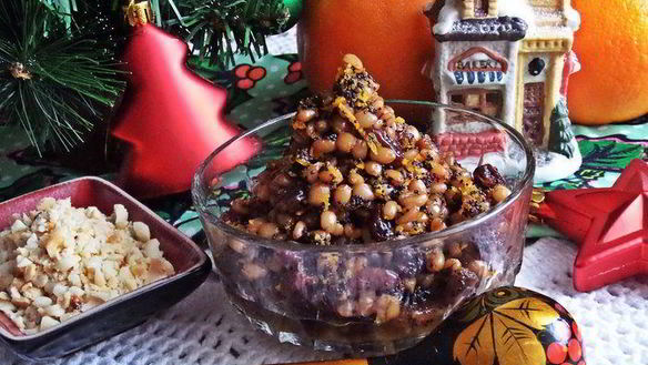 Рецепт Рождественская кутья из пшеницы