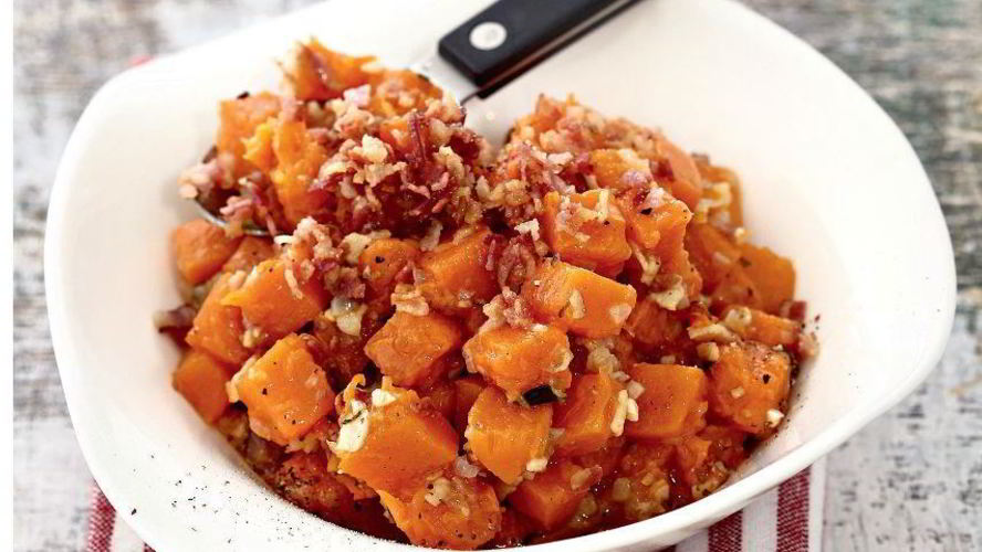 Рецепт тыквенная каша с беконом