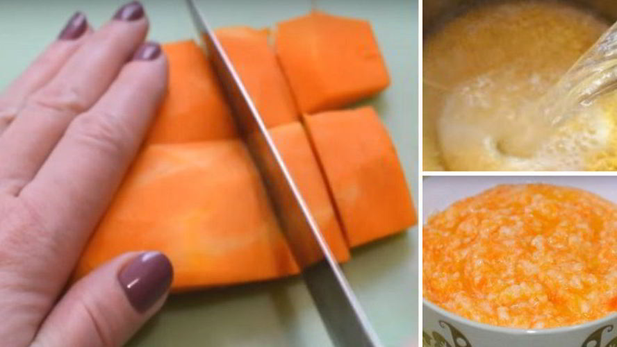 Рецепт тыквенная каша с пшеном