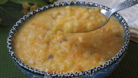 Рецепт Тыквенная каша с рисом