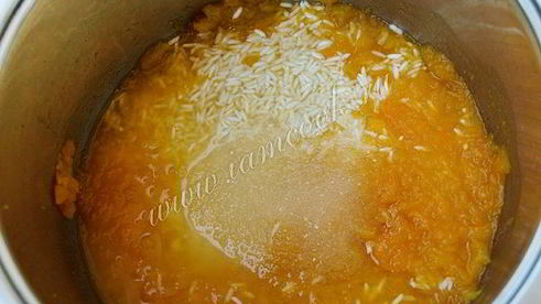 тыквенная каша с рисом