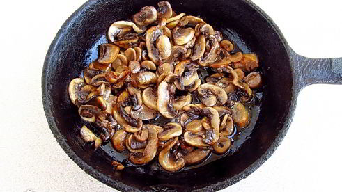 ячневая каша с грибами в пароварке