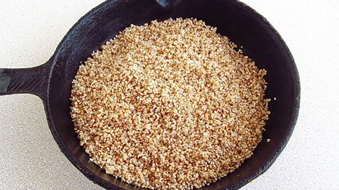 ячневая каша с грибами в пароварке