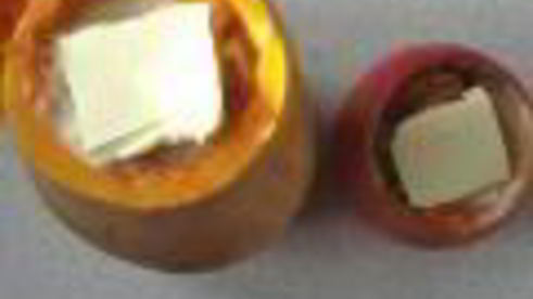 золотая каша в тыкве и яблоках