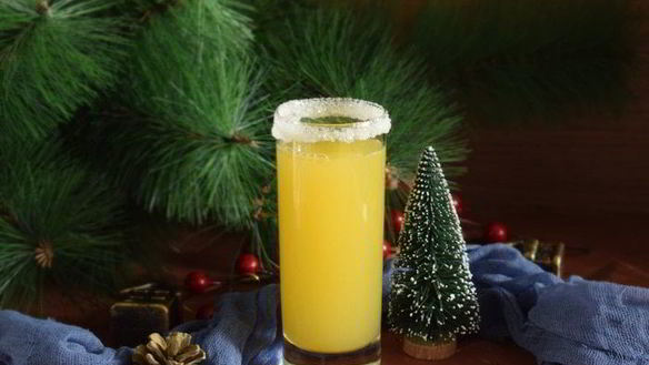 Рецепт Апельсиново-ананасовый коктейль