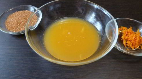 блинчики с сиропом из цитрусовых