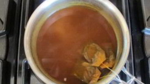 чай латте с куркумой