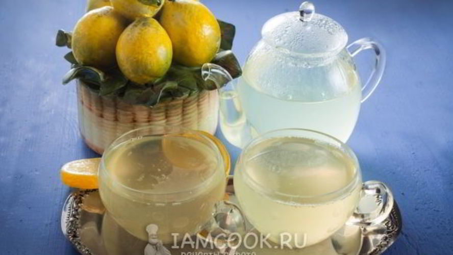 Рецепт чай с лимоном