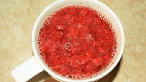 клубничный чай