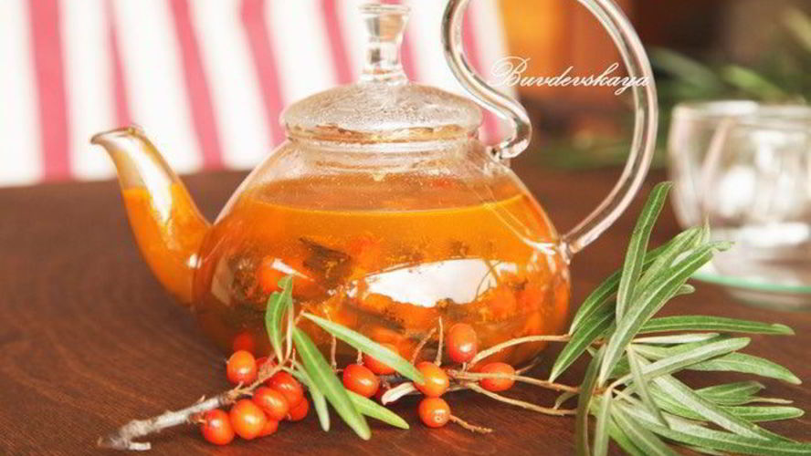 Рецепт облепиховый чай с медом