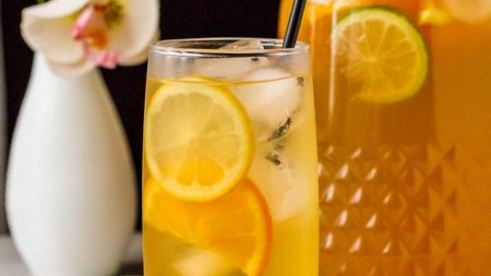 цитрусовый ледяной чай