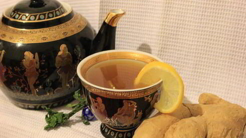 зеленый чай с имбирем