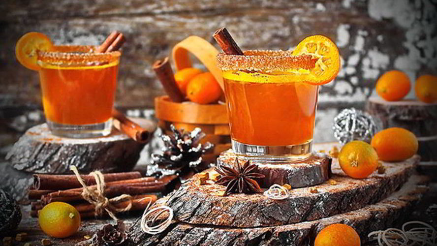 Рецепт горячее золото — апельсиновый коктейль с ликером amaretto