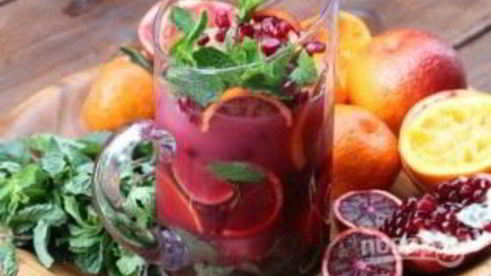 гранатово-цитрусовый коктейль