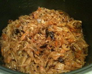 Капуста с кленовым сиропом