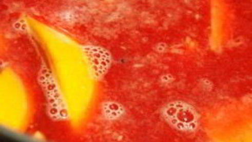 клюквенный коктейль с апельсином