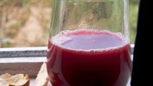 клюквенный коктейль с апельсином