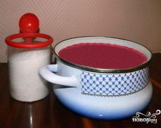 Клюквенный сироп на зиму