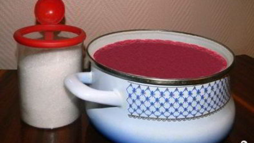 Рецепт клюквенный сироп на зиму