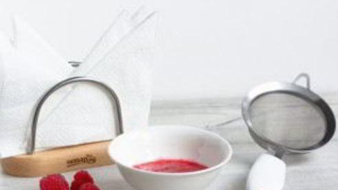 коктейль с шампанским и малиной