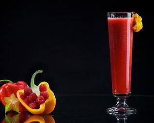 Коктейль-слинг Малина и перец