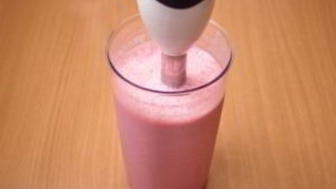 малиновый коктейль