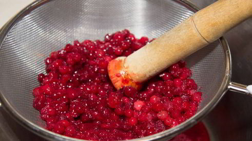 брусничный морс