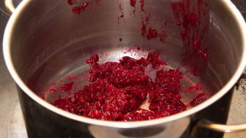 брусничный морс