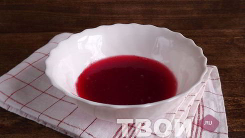 клюквенный морс