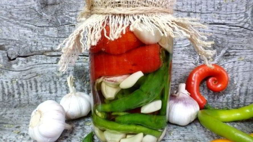 Рецепт острого перца в кисло-сладкома сиропе