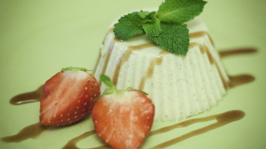 Рецепт панна-котта с карамельным сиропом