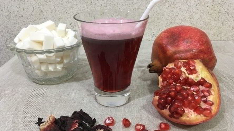 Рецепт рубиновый напиток здоровье с гранатовым соком