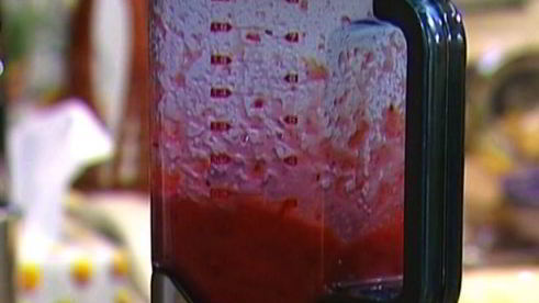 сливовый коктейль с мороженым