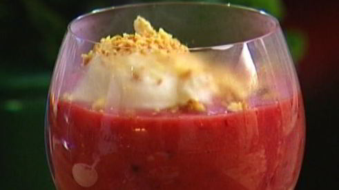 сливовый коктейль с мороженым