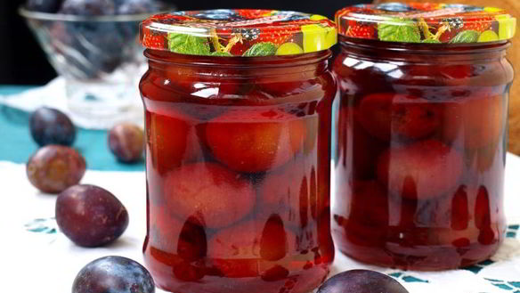 Рецепт Сливы в сиропе на зиму